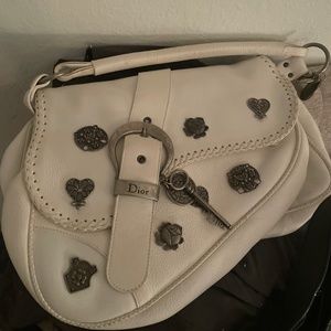Limited Edition Christian Dior charms Gaucho Bag